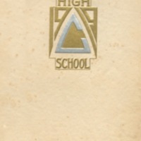 Coldwater High School Yearbook, 1919