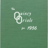 Quincy High School Yearbook, 1956