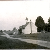 Old Church and and four corners at Bethel. (no date)