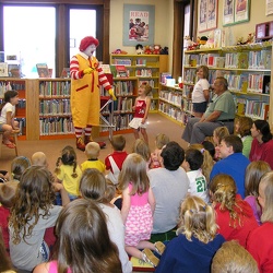 Ronald McDonald Visit to Coldwater Branch