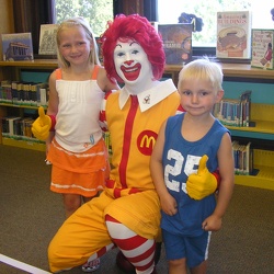 Ronald McDonald Visit to Coldwater Branch
