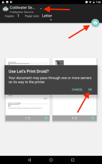 Printing: Let's Print Droid