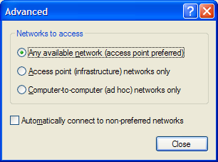 Image: Network Properties--Advanced