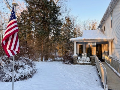 A snowy day in December 2025