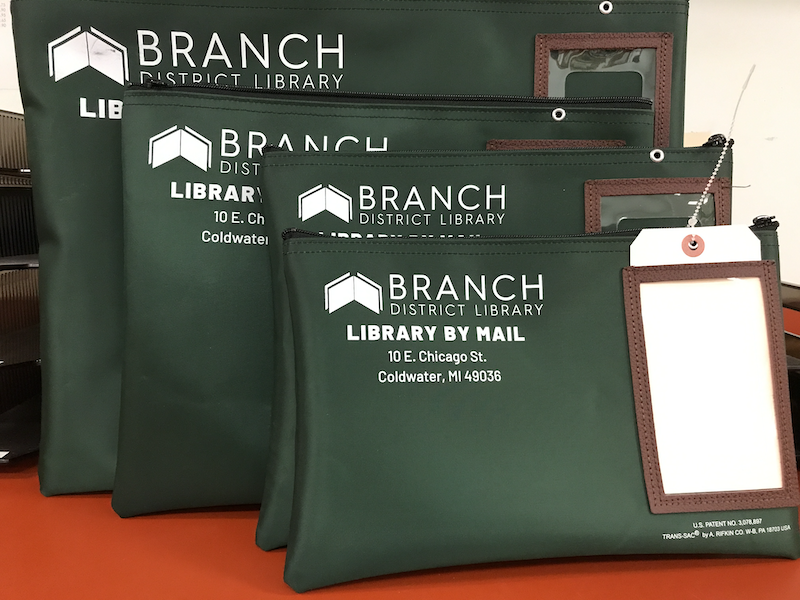 Library by Mail bags