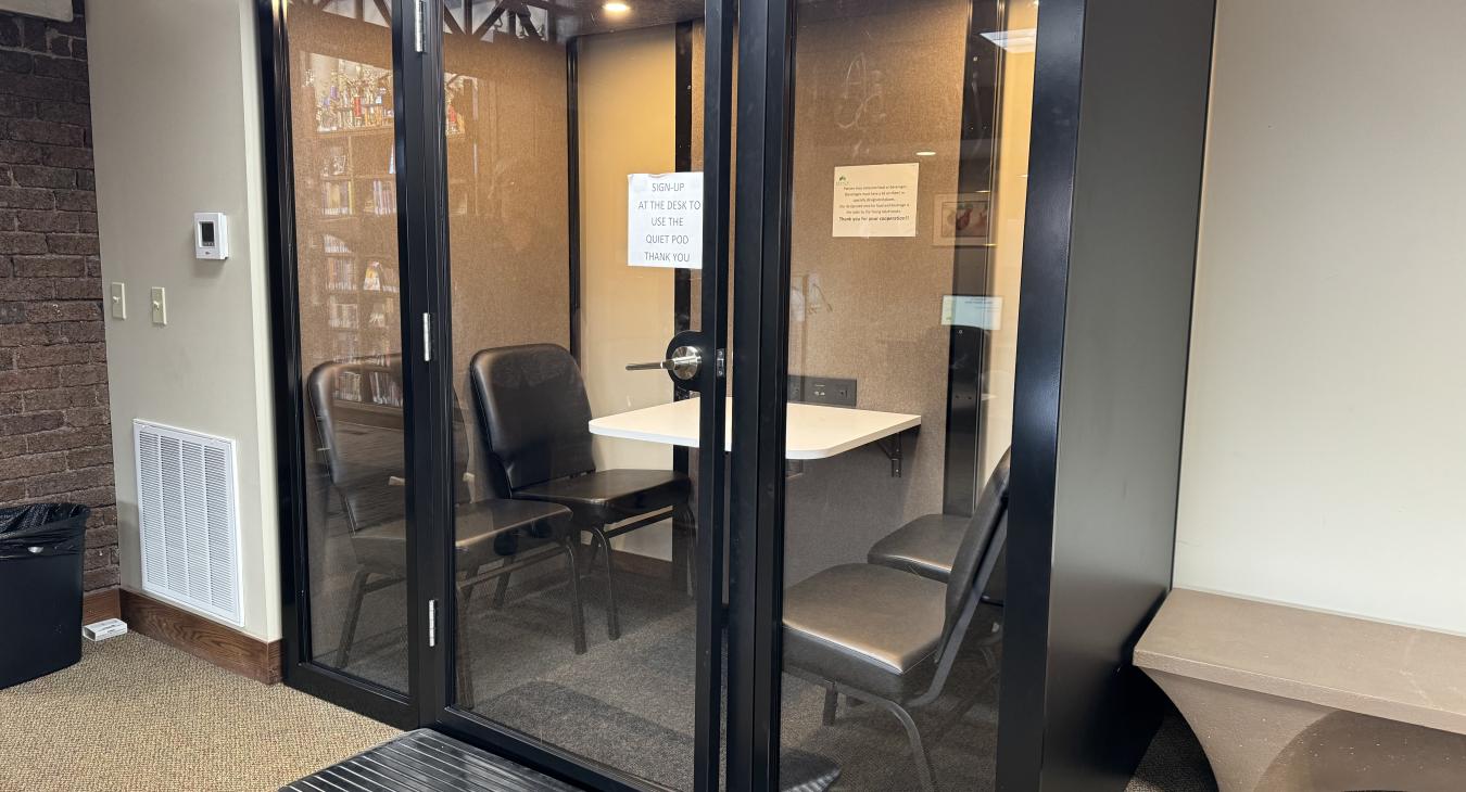 Bronson Branch Media Center Quiet Pod