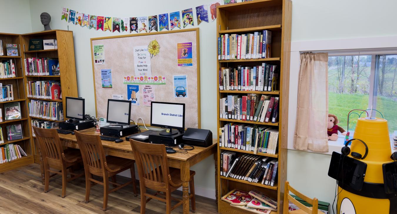 Algansee Branch Interior