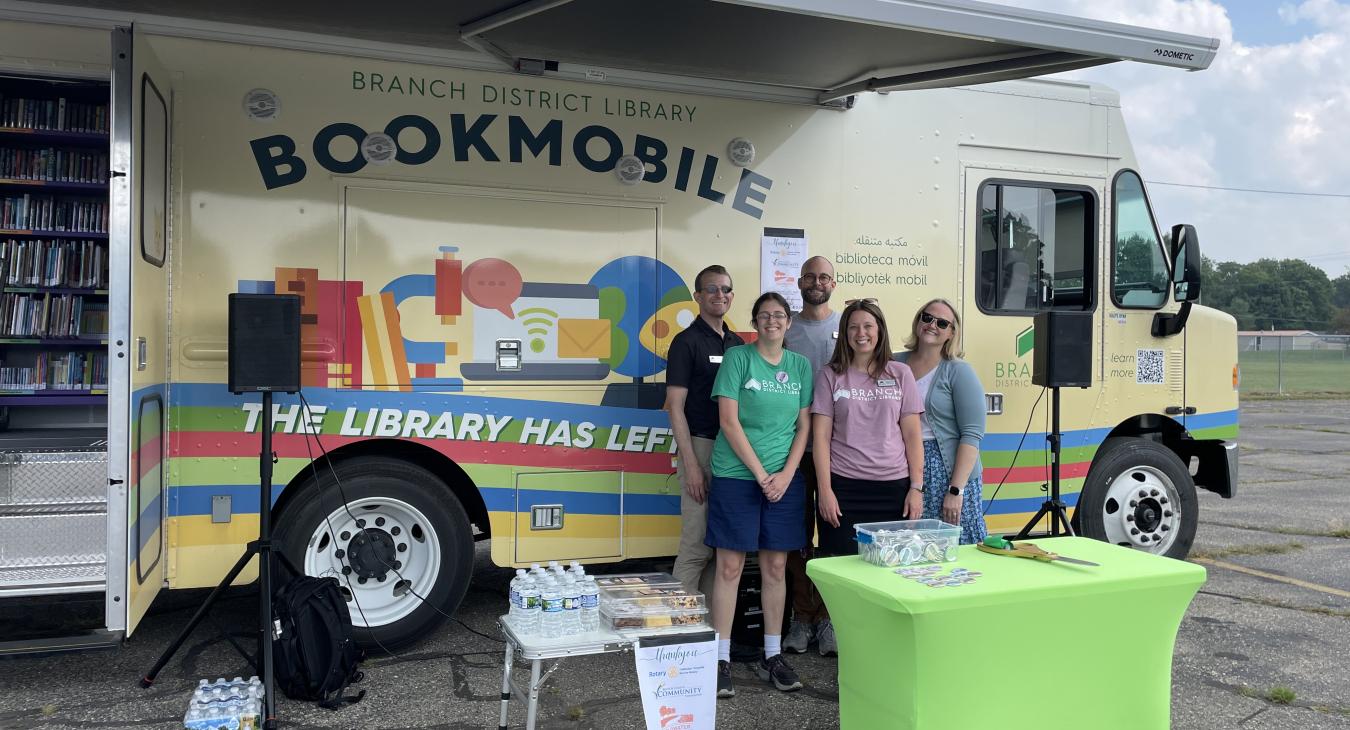 Bookmobile Ribbon Cutting