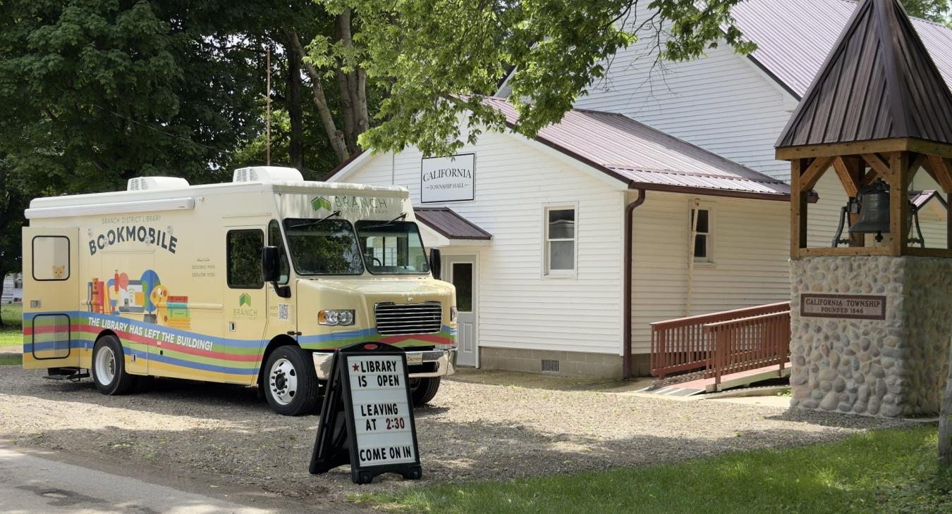 Bookmobile at California Twp.